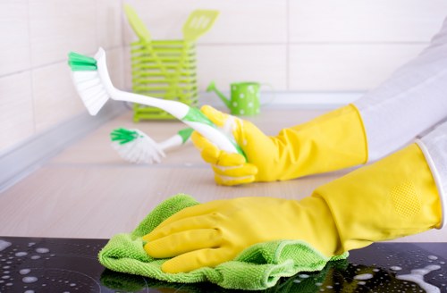 Specialist rug cleaning service handling a delicate wool rug in SW8