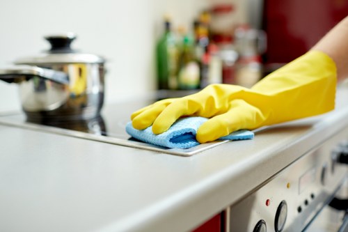 Detailed kitchen deep cleaning in SW8 with spotless surfaces